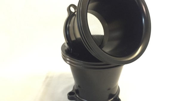 Black Anodised Air Intake Bell Mouth for CV Carb