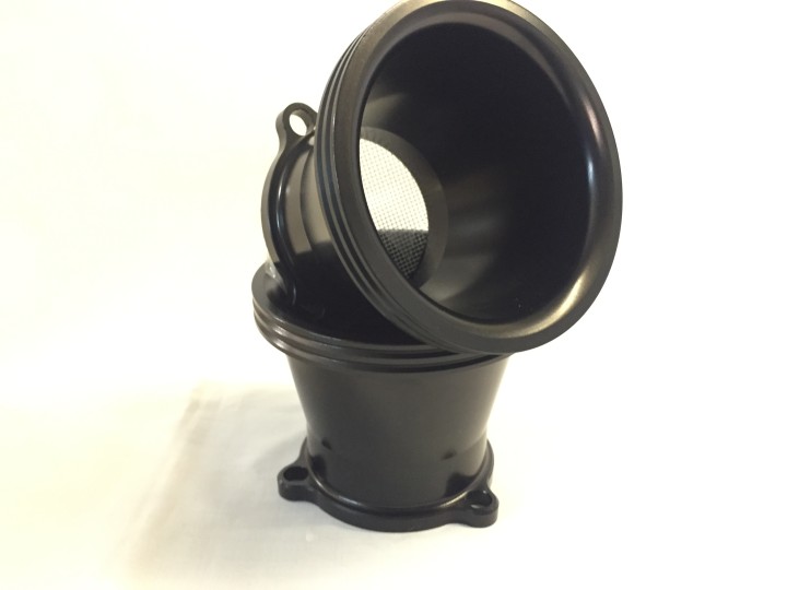 Black Anodised Air Intake Bell Mouth for CV Carb