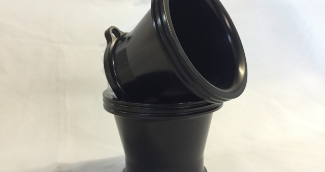 Black Anodised Air Intake Bell Mouth for S&S Carb