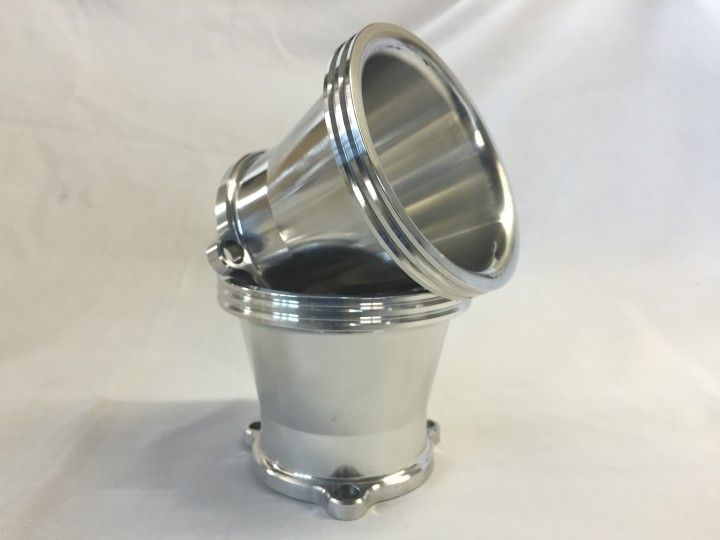 Polished Air Intake Bell Mouth for CV Carb