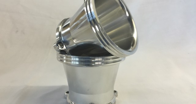 Polished Air Intake Bell Mouth for S&S Carb