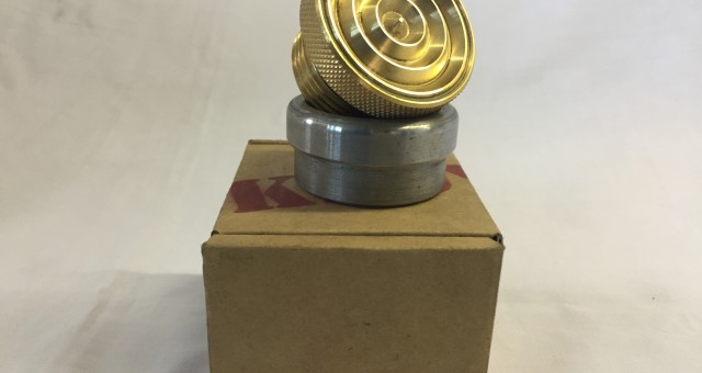 Brass Ribbed Weld in Gas/Oil Cap