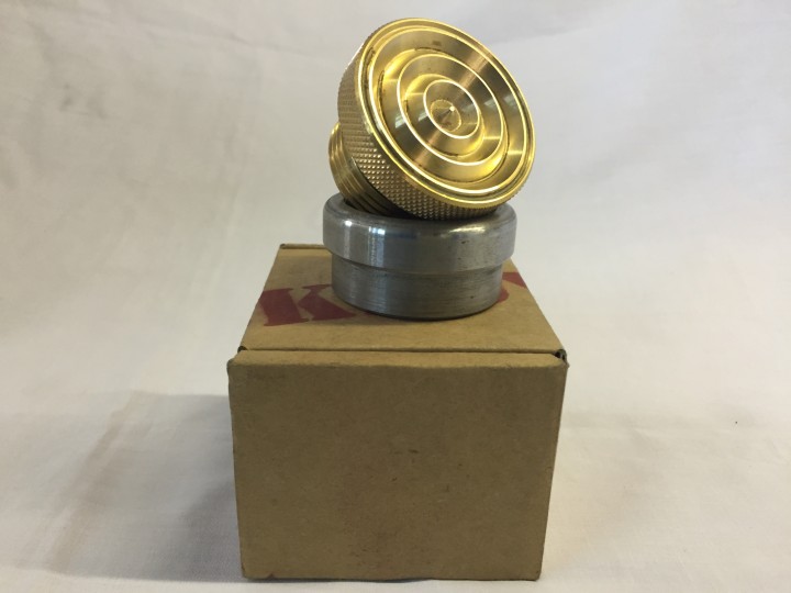 Brass Ribbed Weld in Gas/Oil Cap