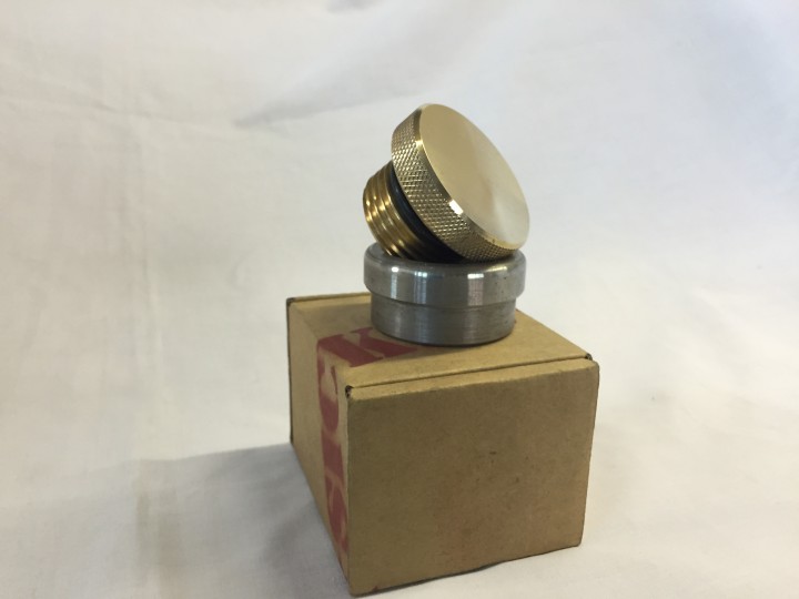 Brass Smooth Weld Gas/Oil Cap