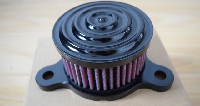 Sickboyz Mayhem Air Cleaners for Sportsters : Black Anodised