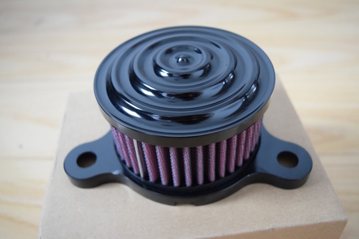 Sickboyz Mayhem Air Cleaners for Sportsters : Black Anodised