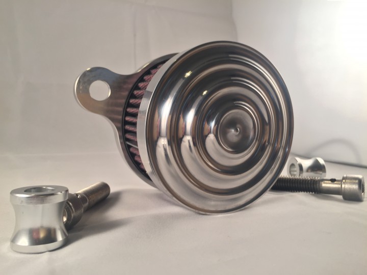 Sickboyz Mayhem Air Cleaner for Sportsters : Polished