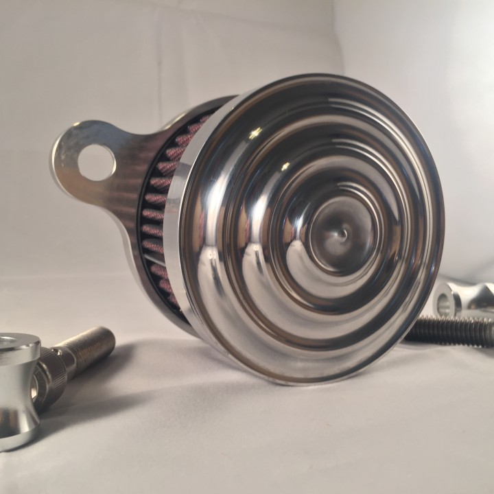 Sickboyz Mayhem Air Cleaner for Sportsters : Polished